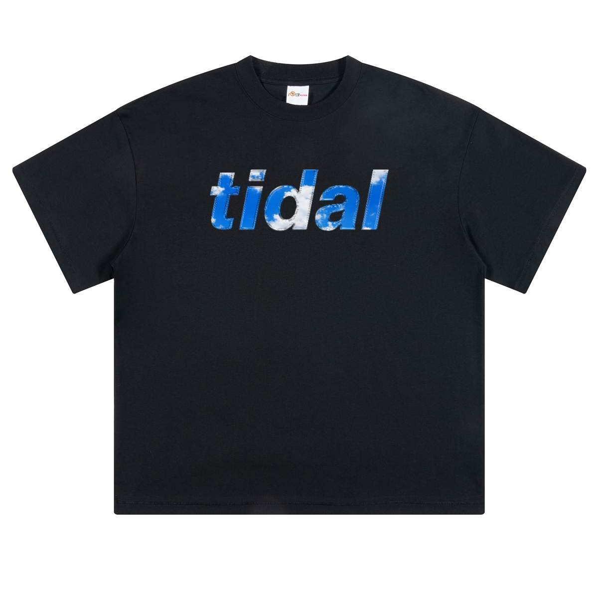 Cloudy T Black (unisex)