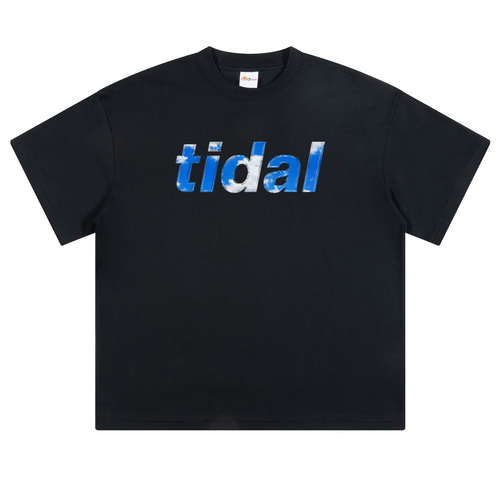 Cloudy T Black (unisex)